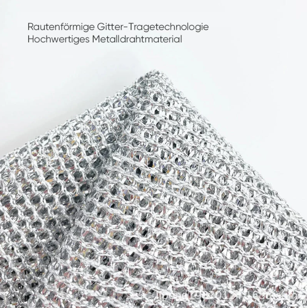Cleany™ - Mehrzweck-Geschirrspüllappen aus Draht für Nass und Trocken