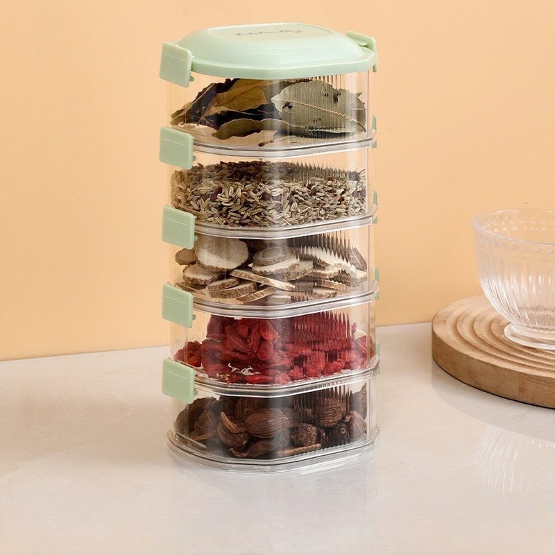 SpiceTower™ – Der stapelbare Organiser für Gewürze & Frisches
