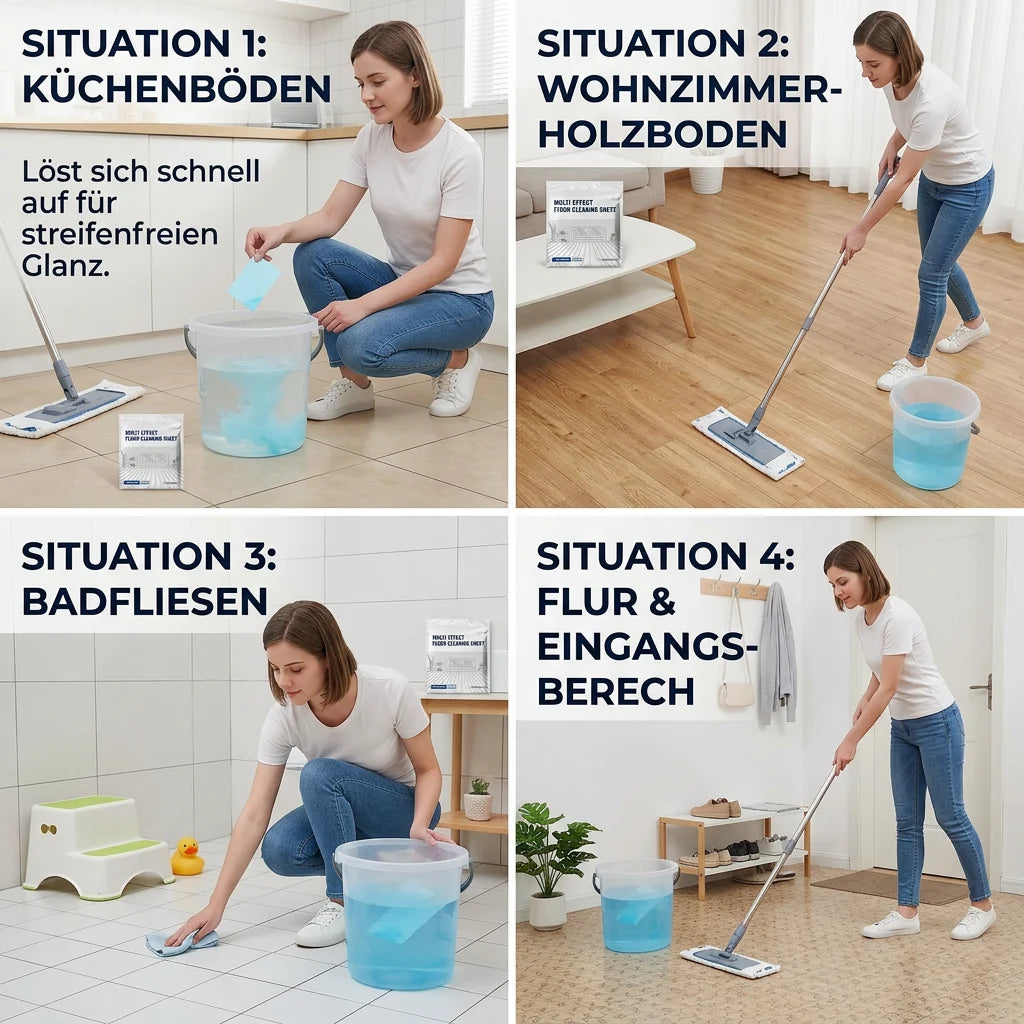 Magic Wipe™ – Die feuchten Mehrzweck-Bodenreinigungstücher