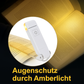 AmberGlow™ – Faltbare LED-Leselampe mit USB-Ladung