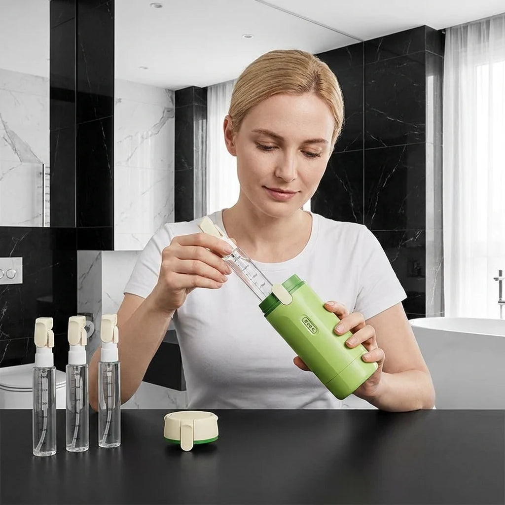 TravelFlask™ – Der kompakte 4-in-1 Reisebehälter für deine Kosmetik