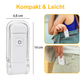 AmberGlow™ – Faltbare LED-Leselampe mit USB-Ladung