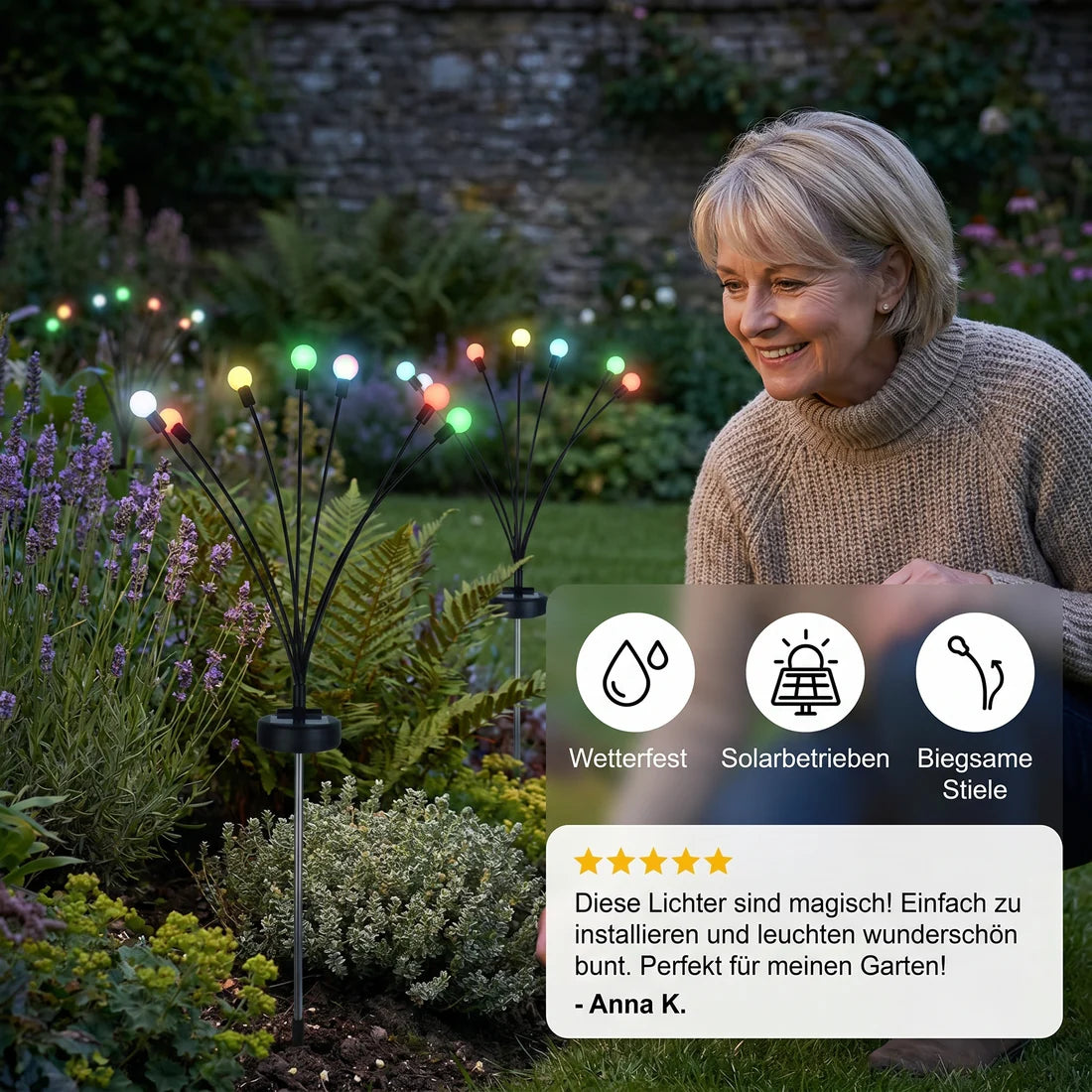GlowFirefly™ – Die magischen Solar-Glühwürmchen für deinen Garten