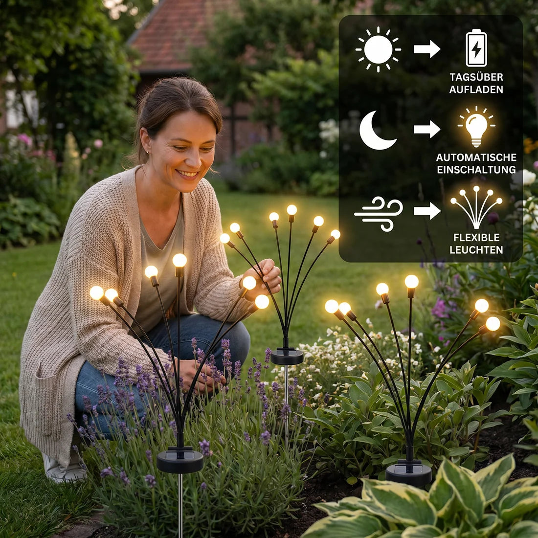 GlowFirefly™ – Die magischen Solar-Glühwürmchen für deinen Garten