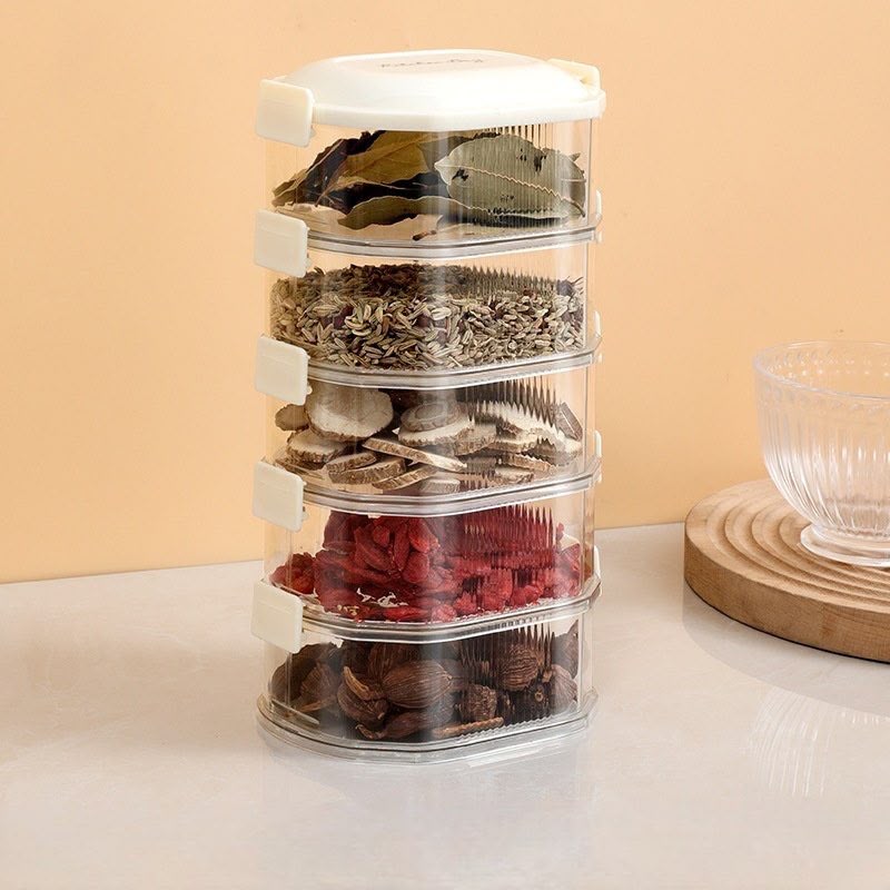 SpiceTower™ – Der stapelbare Organiser für Gewürze & Frisches