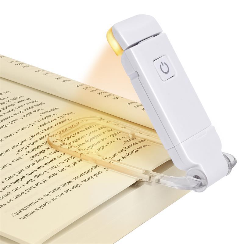 AmberGlow™ – Faltbare LED-Leselampe mit USB-Ladung