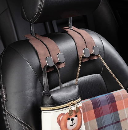 SeatHook Pro™ – Der Autositz-Doppelhaken im Kunstleder-Look