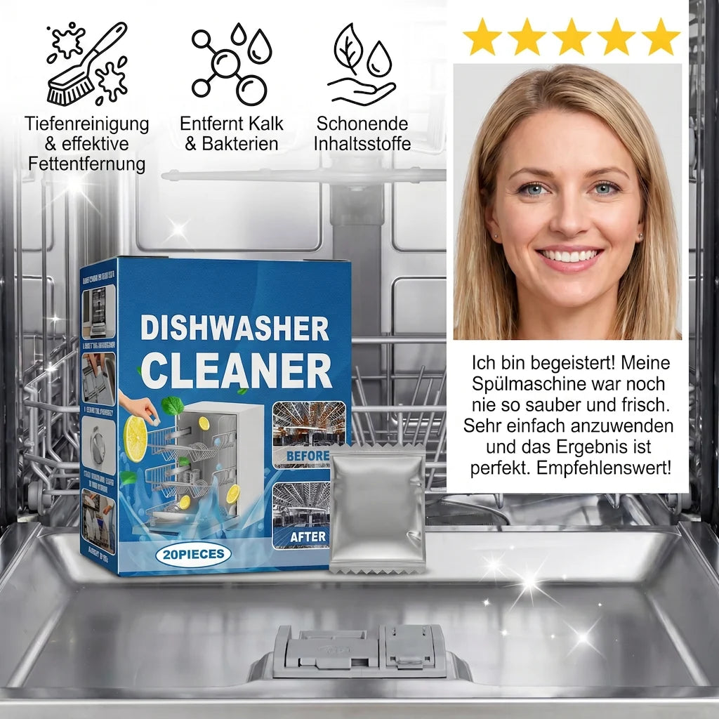 DishSparkle™ – Die tiefenreinigenden Tabs für eine wie neue Spülmaschine
