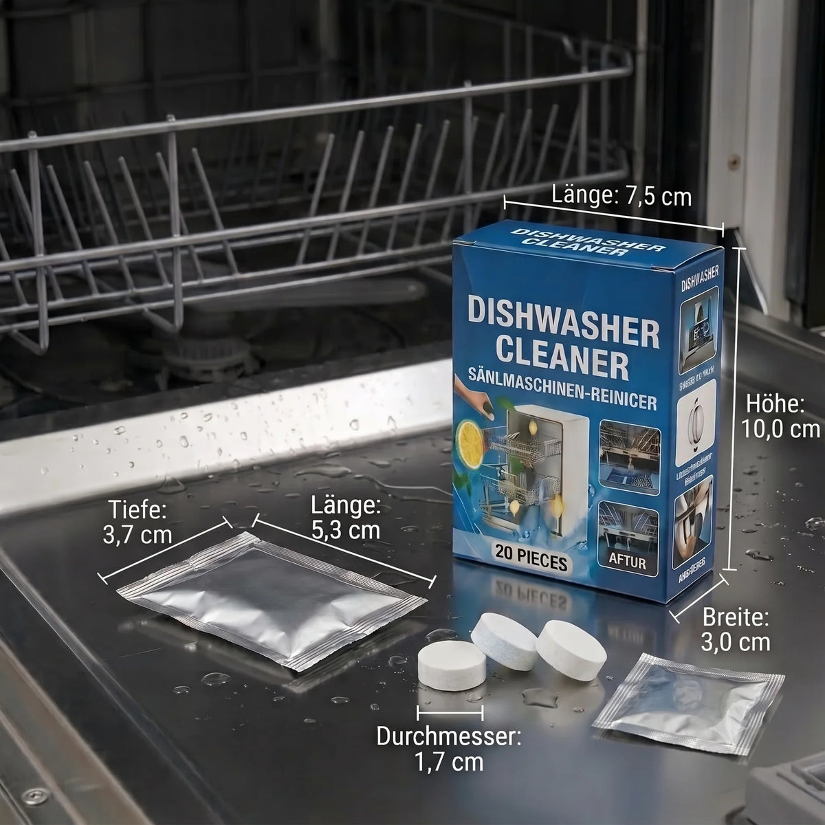 DishSparkle™ – Die tiefenreinigenden Tabs für eine wie neue Spülmaschine
