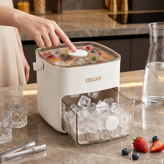 IcePress™ – Der 2-in-1 Eiswürfel-Maker mit Vorratsbox