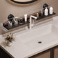 SinkShelf™ – Die elegante Saugnapf-Waschbeckenablage aus Walnuss-Holz