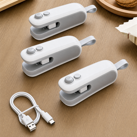 SealSafe™ – Das wiederaufladbare 2-in-1 Folien-Versiegelungsgerät