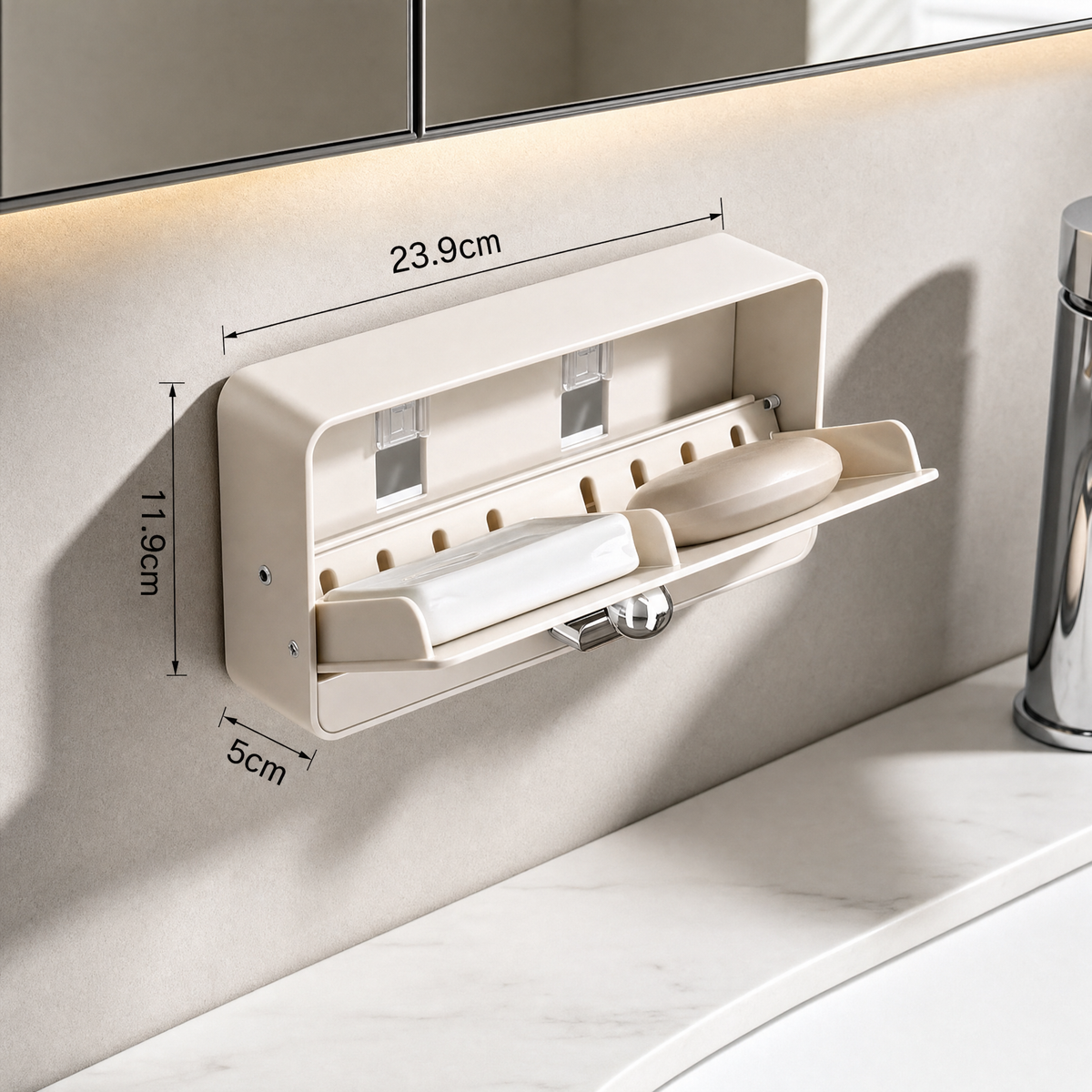 Luxuriöse Wand-Seifenkiste™ – Das edle Upgrade für dein Badezimmer