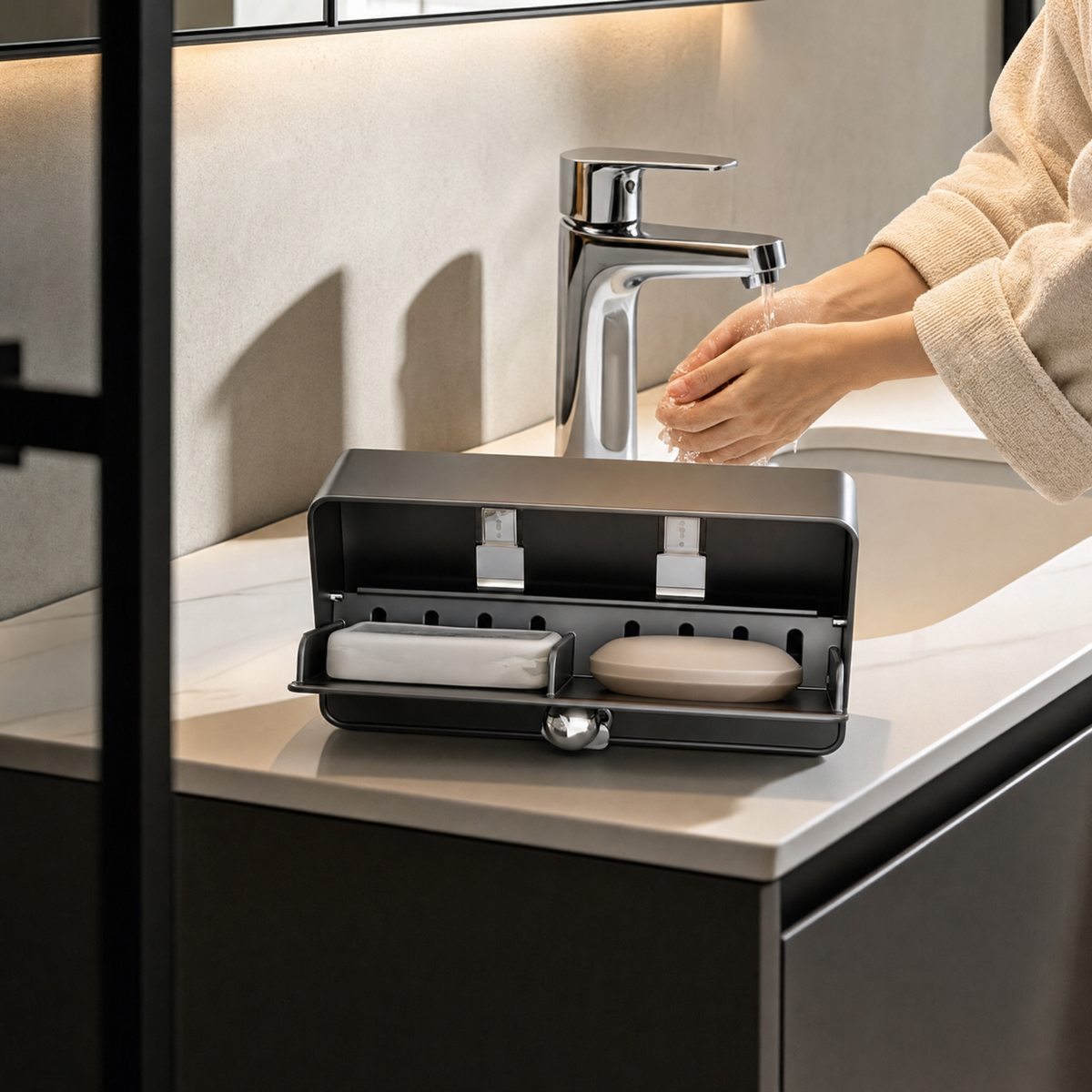 Luxuriöse Wand-Seifenkiste™ – Das edle Upgrade für dein Badezimmer