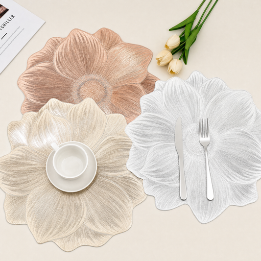 FloraMat™ – Das kreative Blumen-Platzset für stilvollen Tischschutz