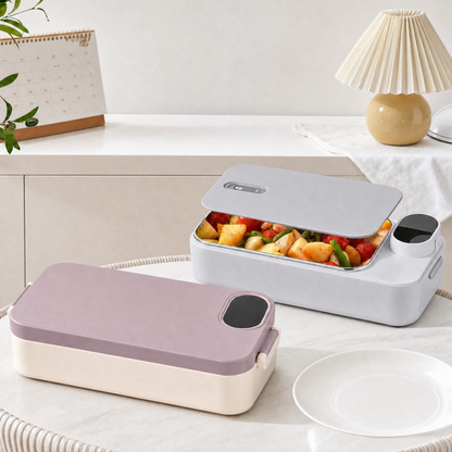 HeatBox™ – Die elektrische 2-in-1 Edelstahl-Thermo-Lunchbox