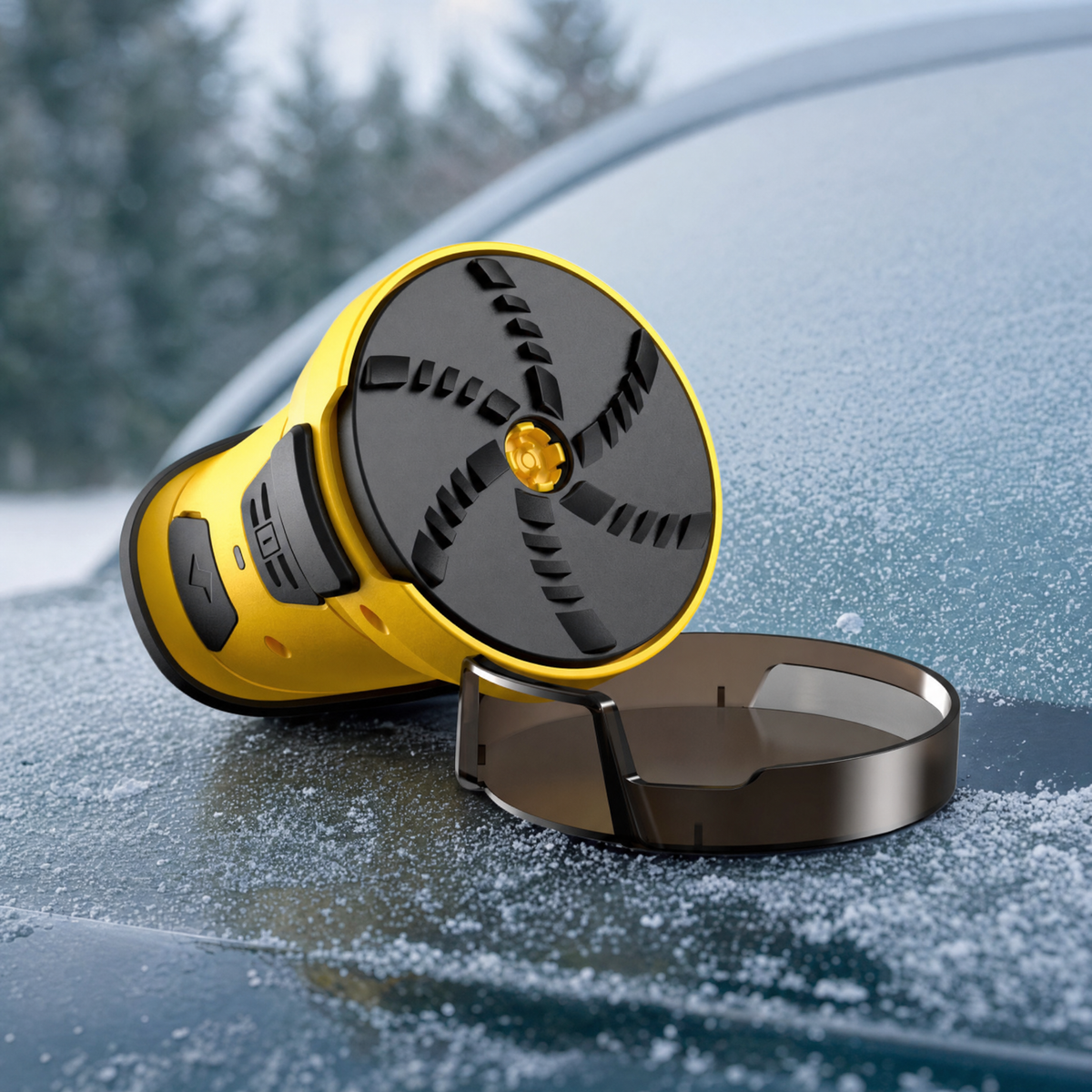 FrostCut™ – Der elektrische 3000mAh Akku-Eiskratzer für eisfreie Scheiben