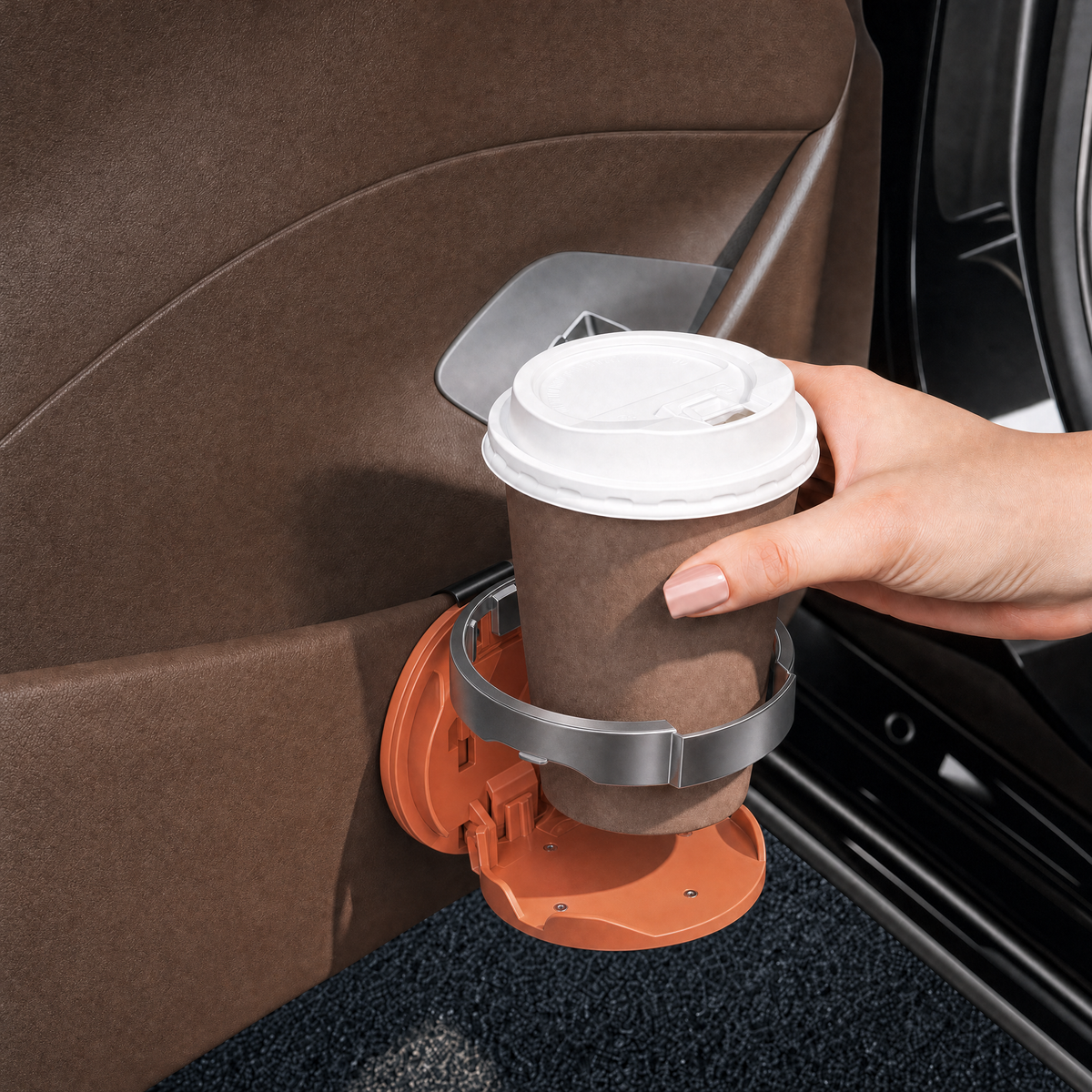 FlexiDrive™ – Der faltbare Auto-Getränke- & Handyhalter