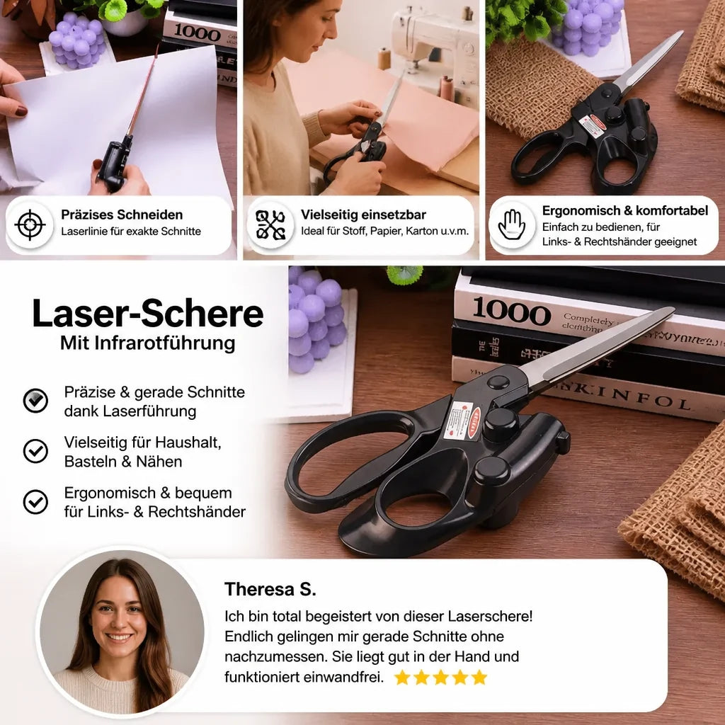 LaserCut™ – Die lasergeführte Präzisionsschere für perfekte Schnitte