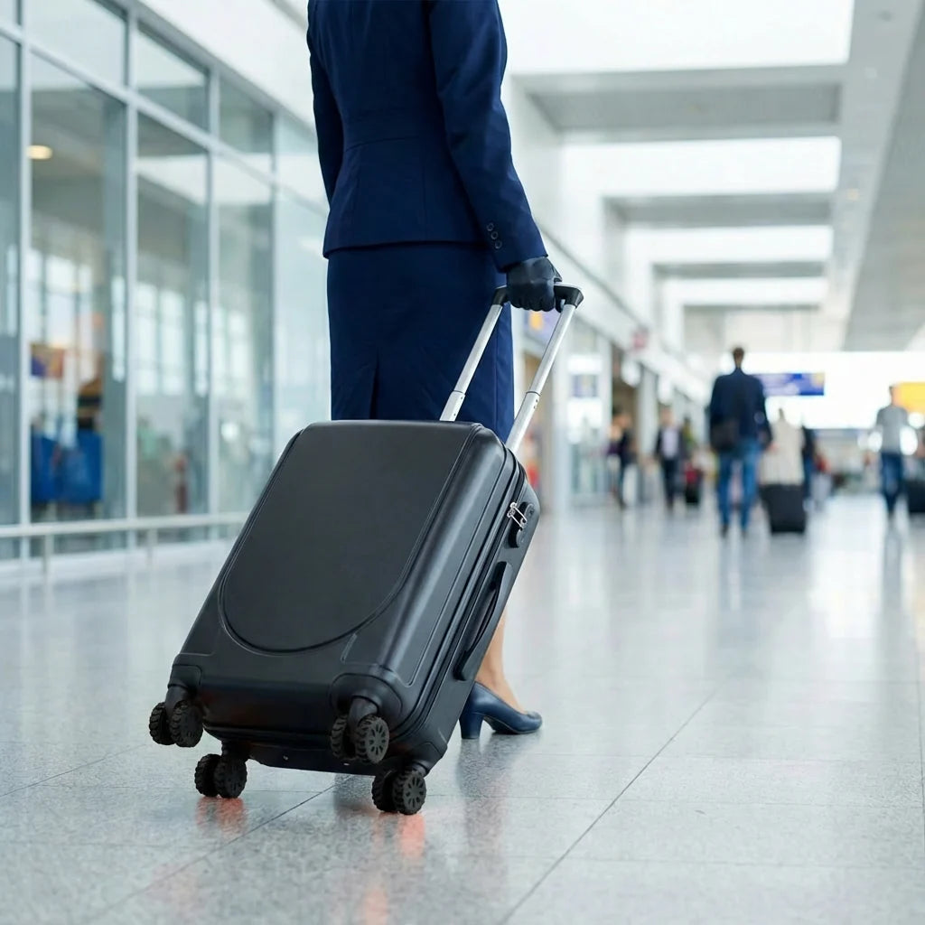 LuggageGrip™ – Der leise Silikon-Schutz für deine Kofferrollen