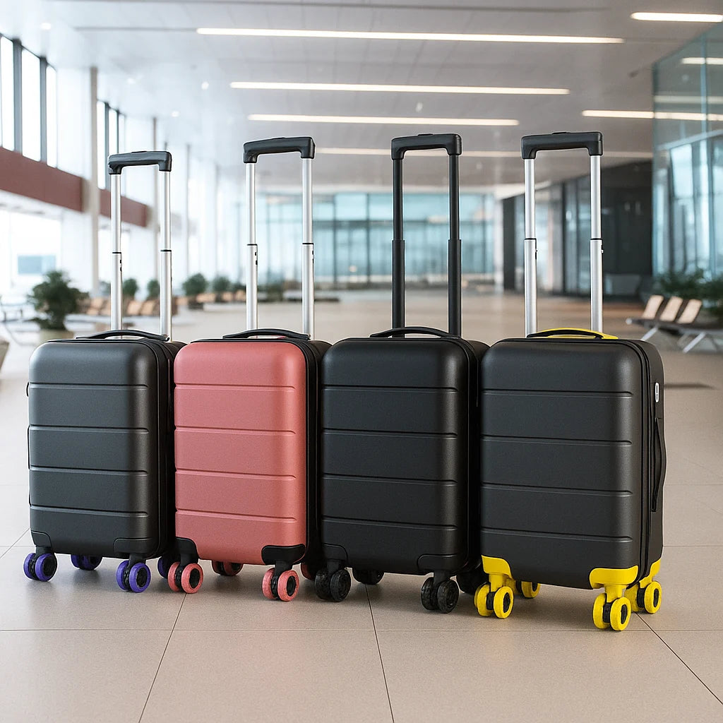 LuggageGrip™ – Der leise Silikon-Schutz für deine Kofferrollen