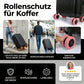 LuggageGrip™ – Der leise Silikon-Schutz für deine Kofferrollen