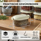 SpiceTower™ – Der stapelbare Organiser für Gewürze & Frisches