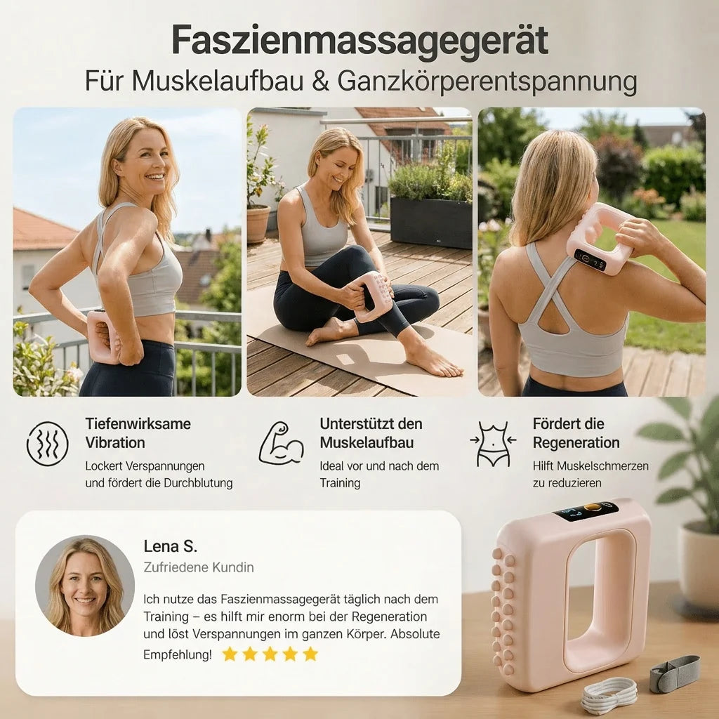 FitVibe™ – Das Faszien- & Vibrationsgerät für Bauch, Taille & Ganzkörper